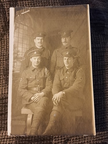 Wwi rppc four ramc - wwi, army