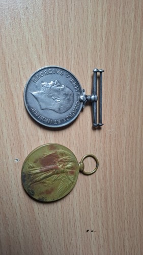 Ww1 british war medal canadian - ww1,