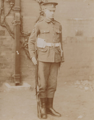 Ww1 rppc ramc soldier rifle - ww1,