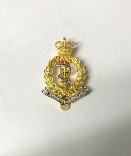 Ramc beret badge metal - ramc, badge,