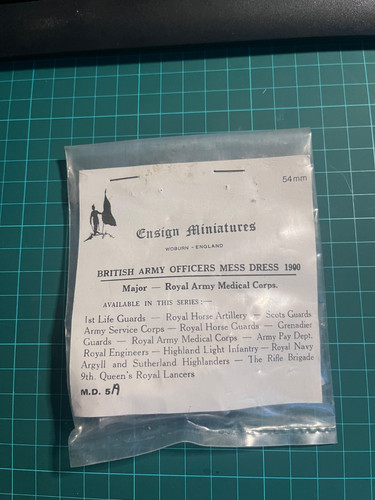 Ensign miniatures major ramc - ensign,