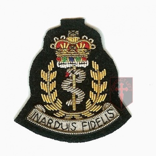 Official ramc wire - wire, embroided