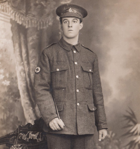 Ww1 rppc photo soldier ramc - rppc,