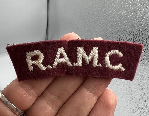 Genuine ww2 ramc cloth - ww2,